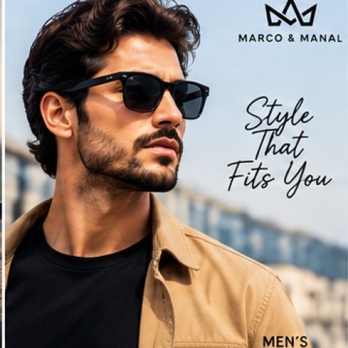 Manal Luxe Square Sunglasses
