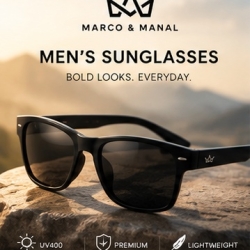Marco Classic Black Sunglasses