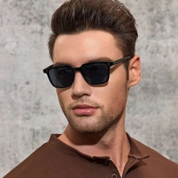 Marco Timeless Black Frame Sunglasses
